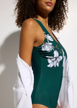 Maillot 1 pièce sculptant, maintien léger