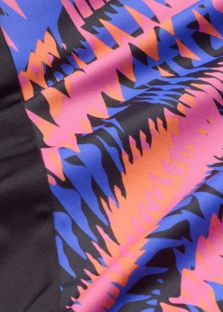 Maillot sculptant à empiècement, maintien modéré