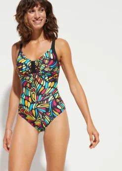 Maillot sculptant niveau 2 en polyamide recyclé