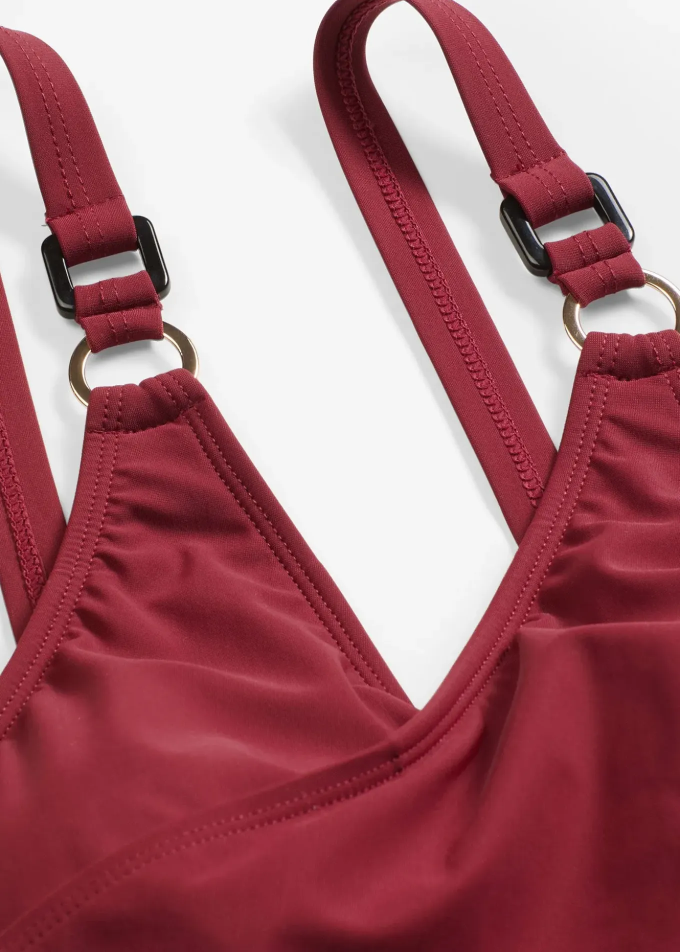 Maillot sculptant style croisé, maintien fort