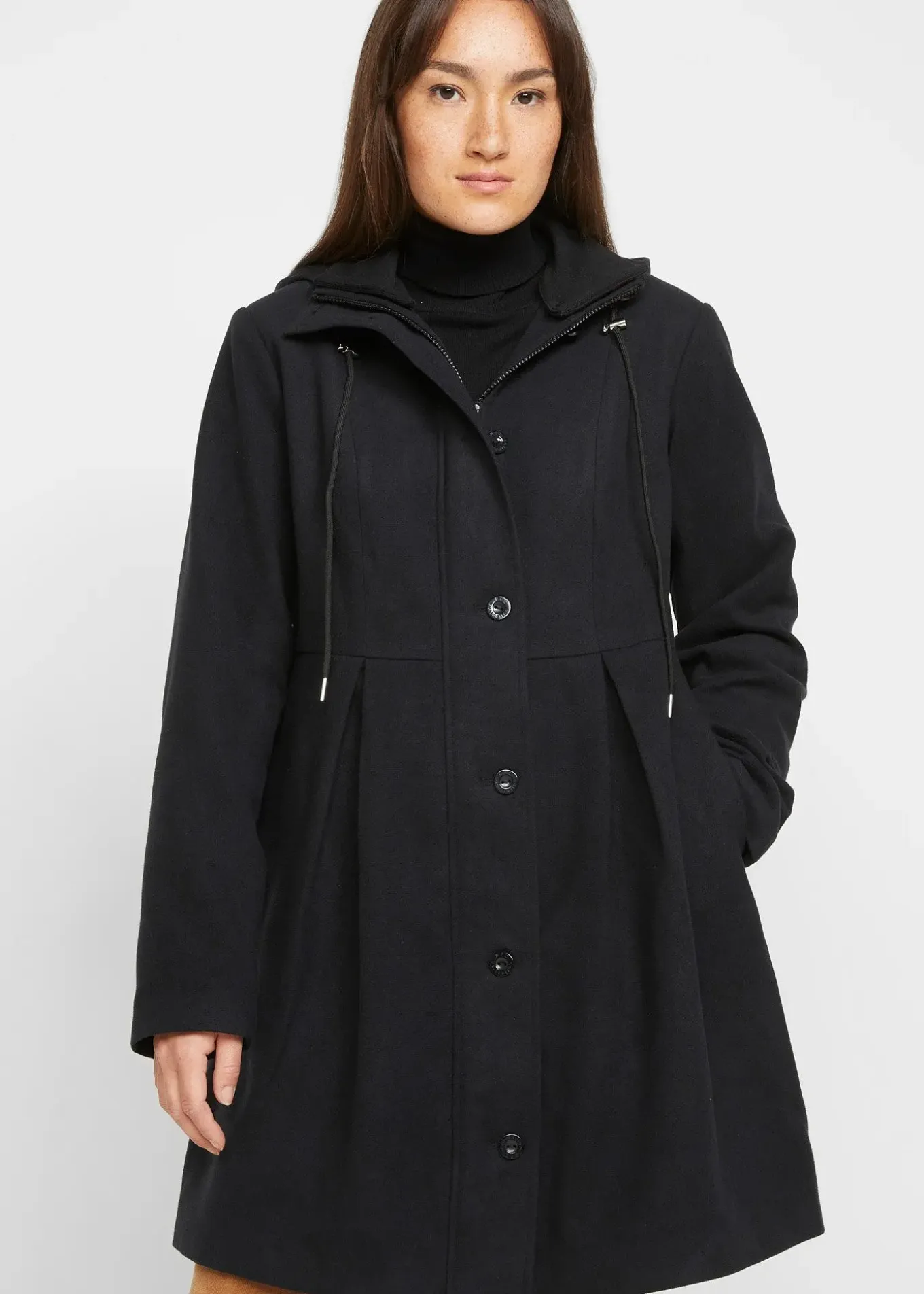 Manteau à capuche et pinces
