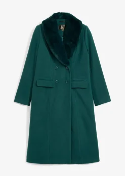 Manteau à col amovible