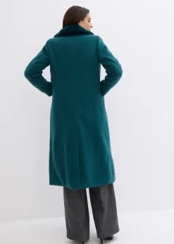 Manteau à col amovible