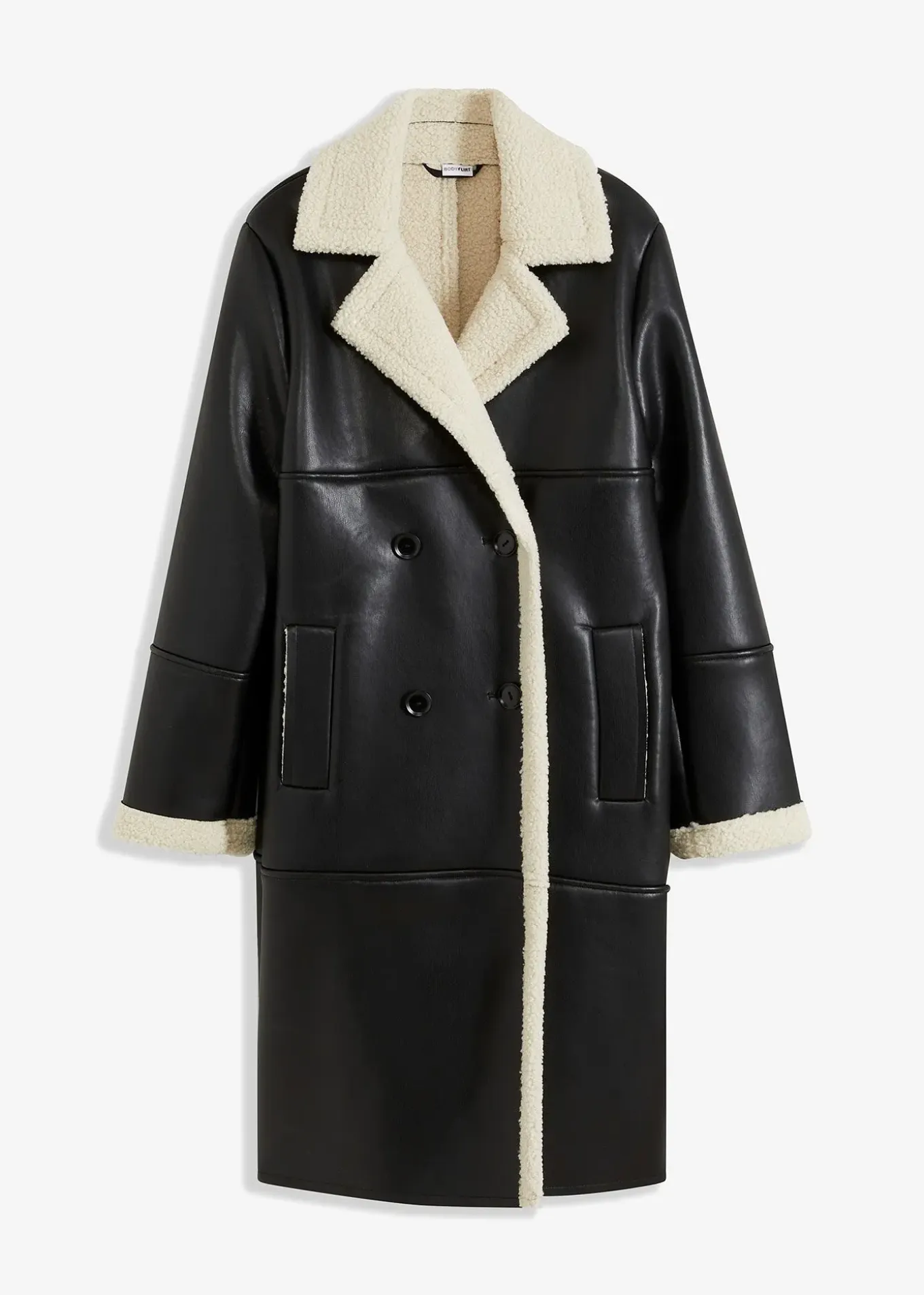 Manteau aspect peau de mouton