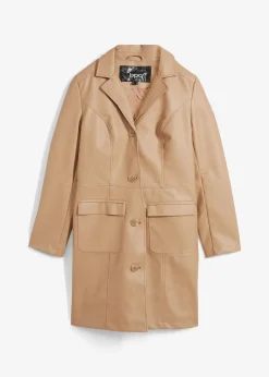 Manteau avec revers, cintré