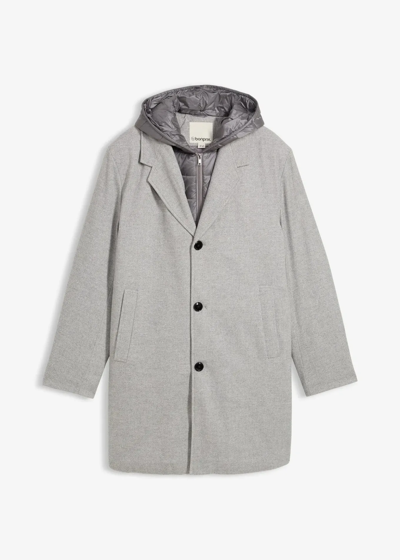 Manteau blazer 2en1 à capuche amovible