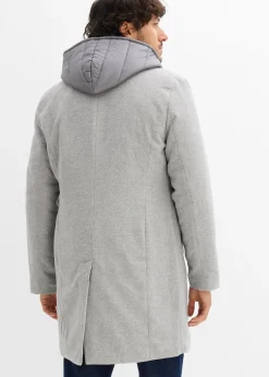 Manteau blazer 2en1 à capuche amovible