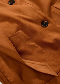 Manteau court avec ceinture