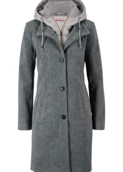Manteau court d’hiver, style 2en1