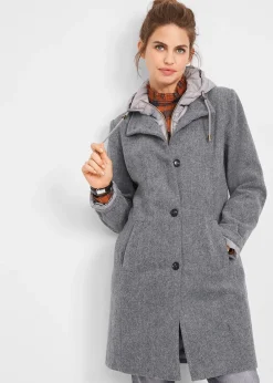 Manteau court d’hiver, style 2en1