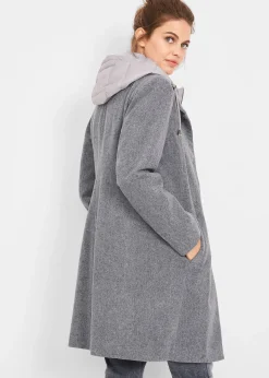 Manteau court d’hiver, style 2en1