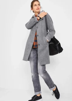 Manteau court d’hiver, style 2en1