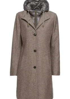 Manteau court d’hiver, style 2en1