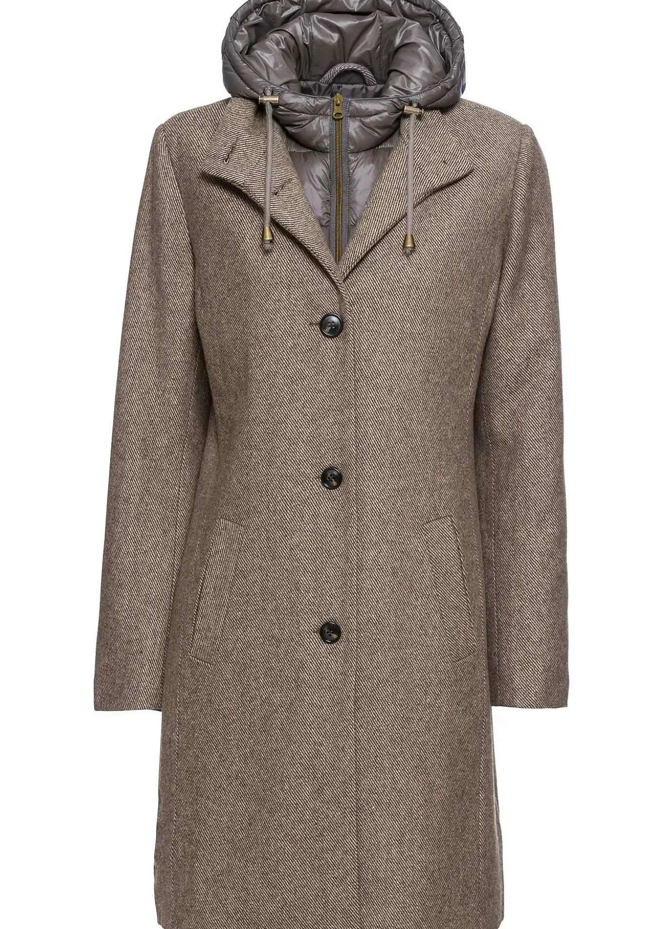 Manteau court d’hiver, style 2en1