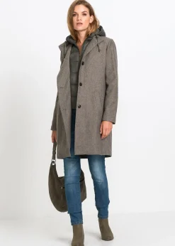 Manteau court d’hiver, style 2en1