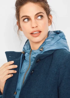 Manteau court d’hiver, style 2en1