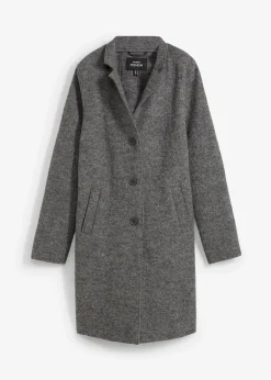 Manteau court en laine