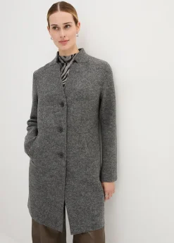 Manteau court en laine