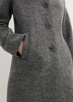 Manteau court en laine