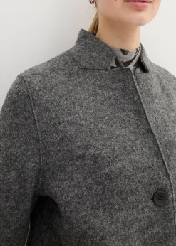 Manteau court en laine