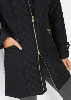 Manteau court matelassé