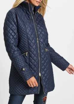 Manteau court matelassé