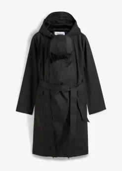 Manteau de grossesse 3 en 1 imperméable et coupe-vent avec fonction portage, deux empiècements