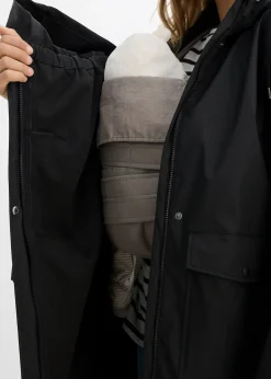 Manteau de grossesse 3 en 1 imperméable et coupe-vent avec fonction portage, deux empiècements