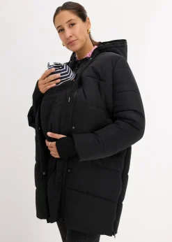 Manteau de grossesse 3-en-1 avec empiècement de portage