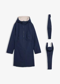 Manteau de grossesse 6-en-1 réversible et déperlant avec fonction portage