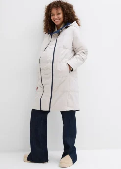 Manteau de grossesse 6-en-1 réversible et déperlant avec fonction portage