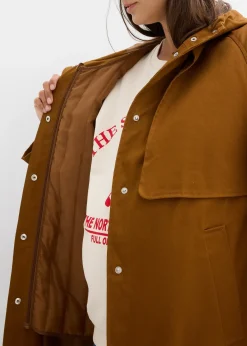 Manteau de grossesse et de portage déperlant 6-en-1 avec gilet intérieur amovible