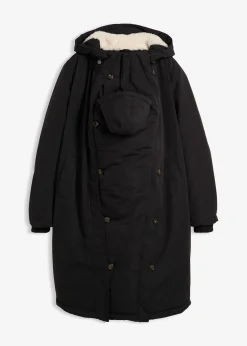Manteau de grossesse rembourré 3en1 avec empiècement de portage