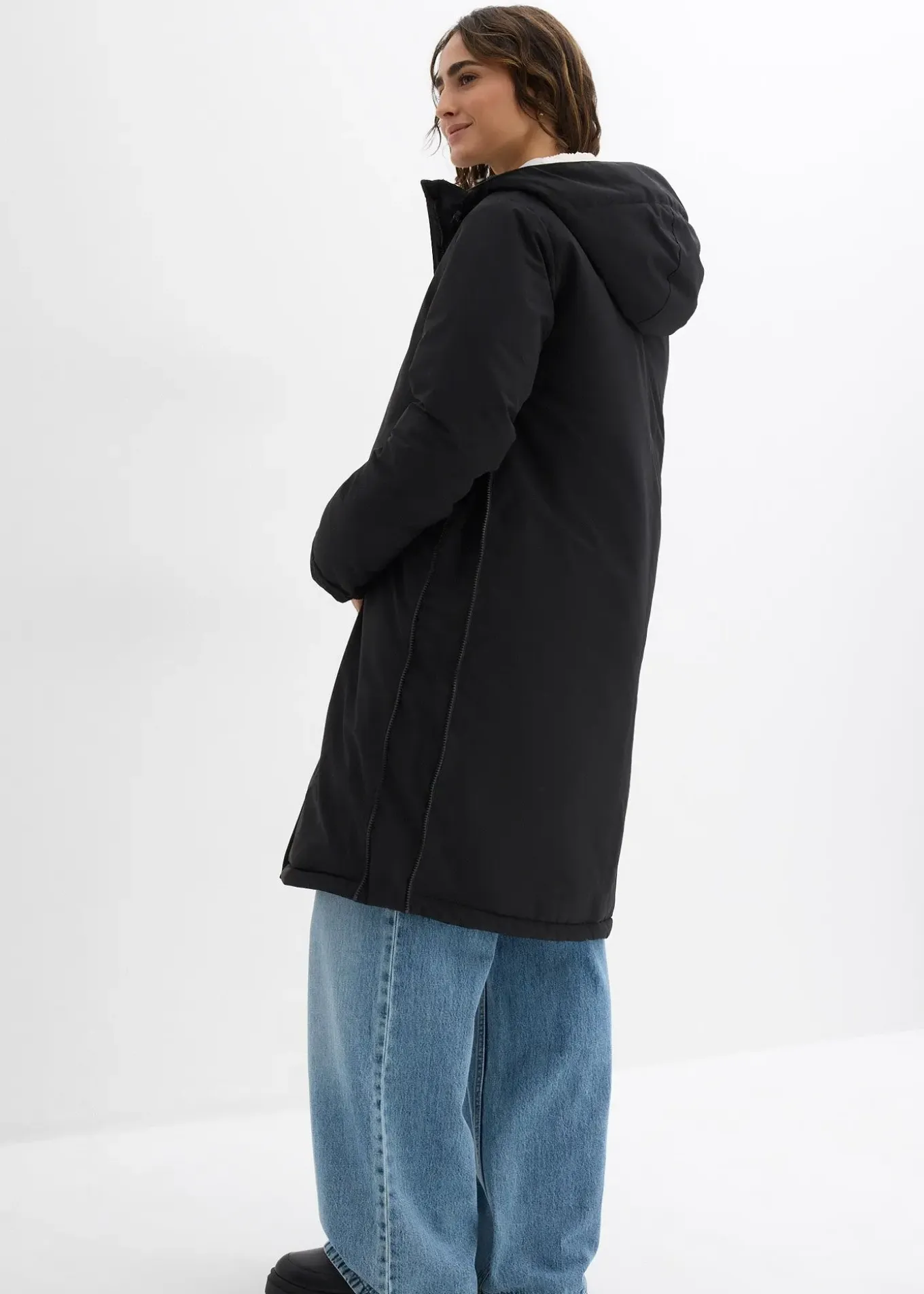 Manteau de grossesse rembourré 3en1 avec empiècement de portage