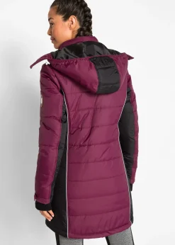 Manteau de ski matelassé technique, imperméable