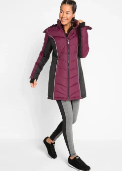 Manteau de ski matelassé technique, imperméable