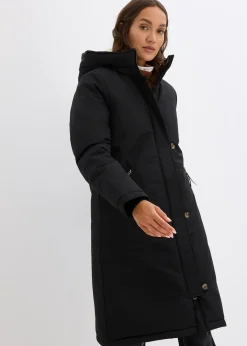 Manteau d’hiver avec doublure capuche en polaire peluche
