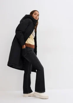 Manteau d’hiver avec doublure capuche en polaire peluche