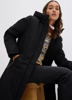 Manteau d’hiver avec doublure capuche en polaire peluche