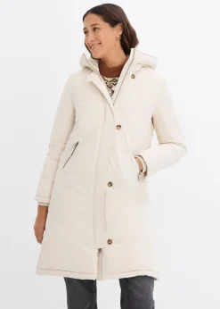 Manteau d’hiver avec doublure capuche en polaire peluche