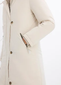 Manteau d’hiver avec doublure capuche en polaire peluche