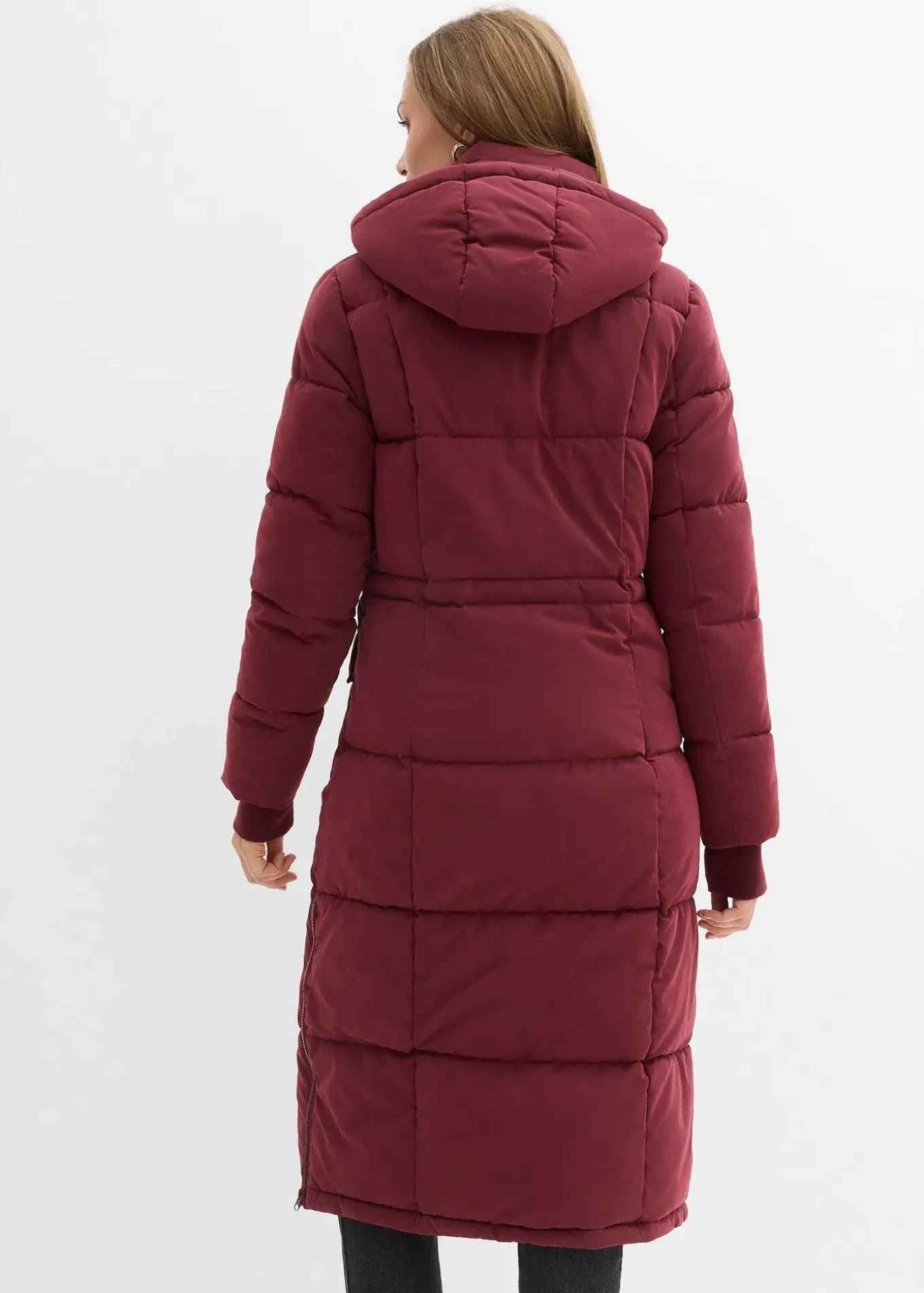Manteau d’hiver avec fermetures zippées sur les côtés