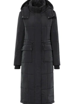 Manteau d’hiver avec fermetures zippées sur les côtés