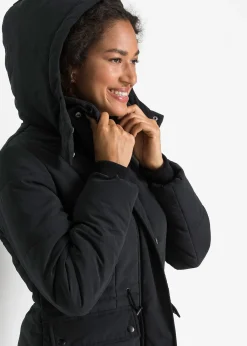 Manteau d’hiver avec fermetures zippées sur les côtés