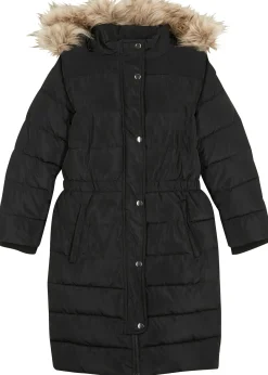 Manteau d’hiver rembourré à capuche amovible