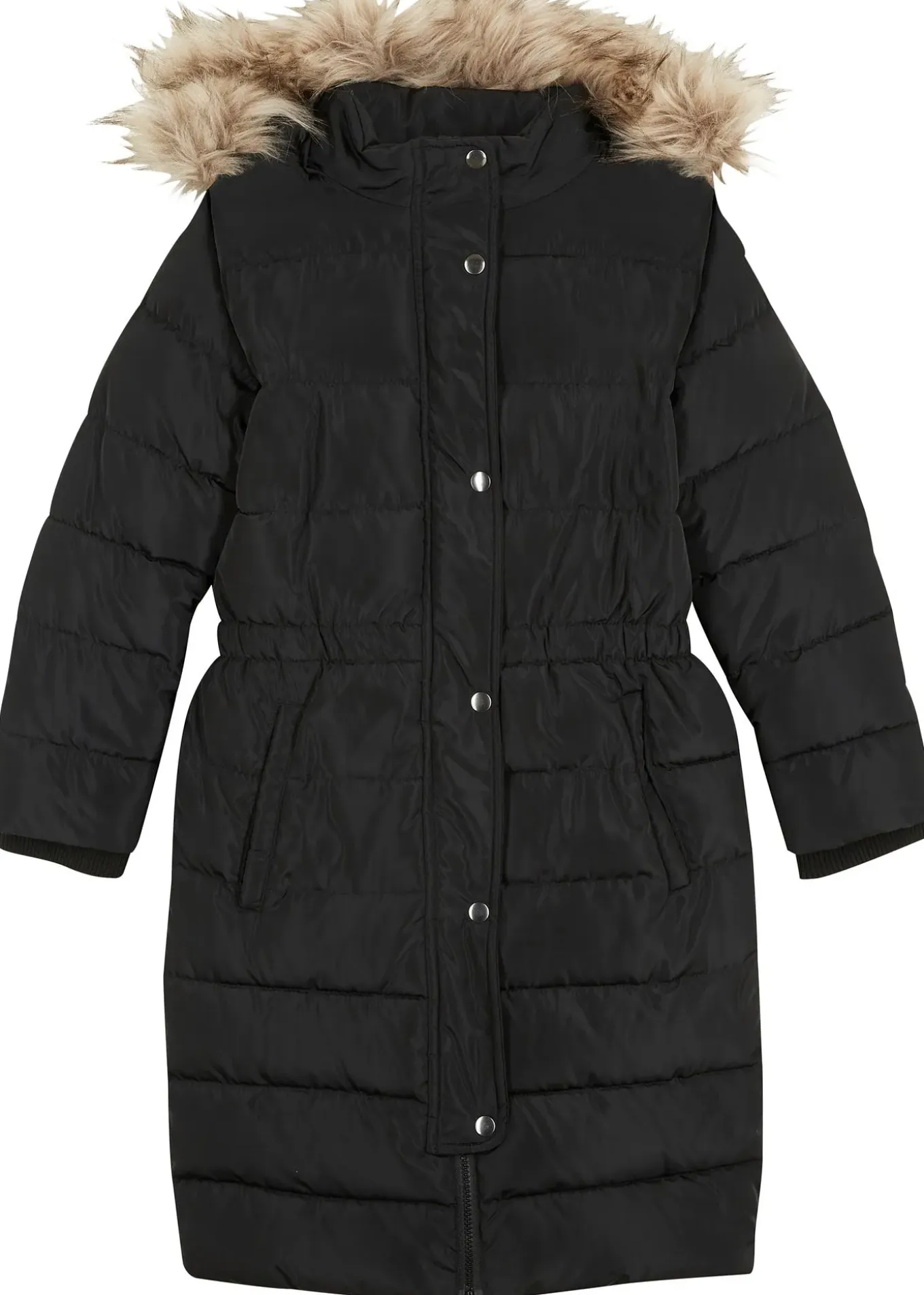 Manteau d’hiver rembourré à capuche amovible