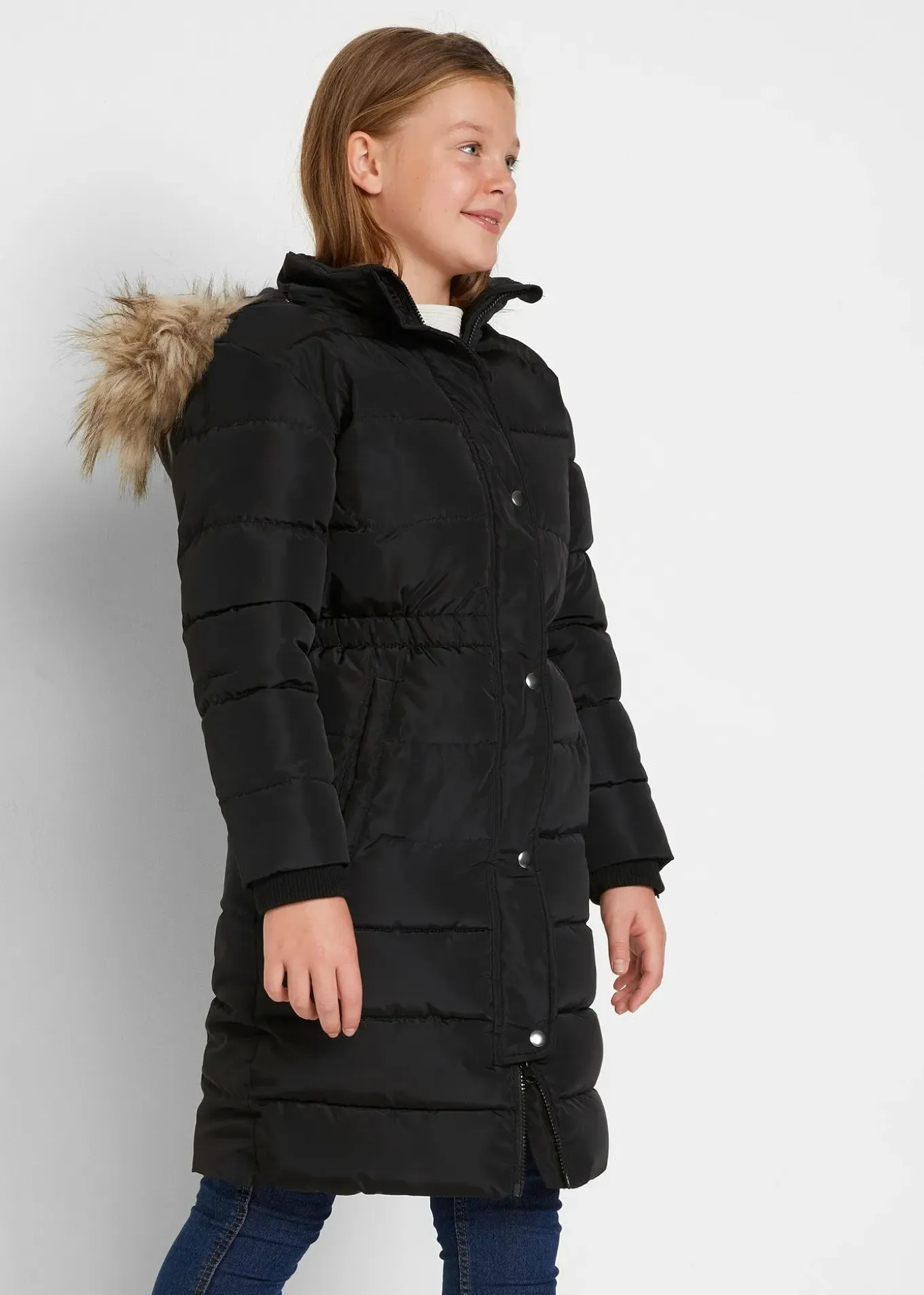 Manteau d’hiver rembourré à capuche amovible