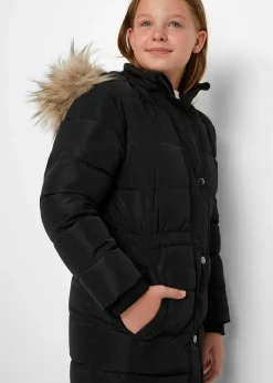 Manteau d’hiver rembourré à capuche amovible