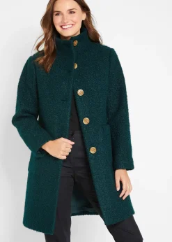 Manteau en bouclé avec poches