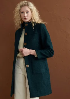 Manteau en bouclé avec poches